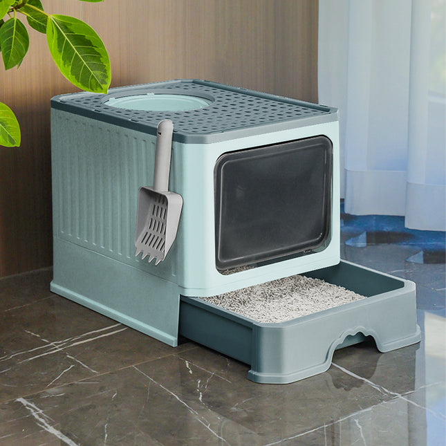 Enclosed Cat Litter Box for Odour Control