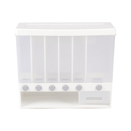 Wall mounted Cereal Dispenser Kitchen Storage with Measuring Cup