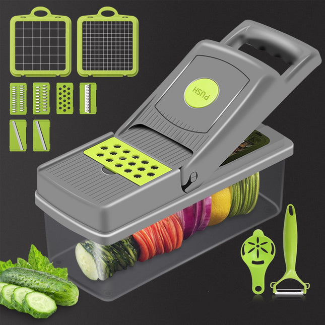 14 in 1 Multifunctional Vegetable Chopper and Slicer