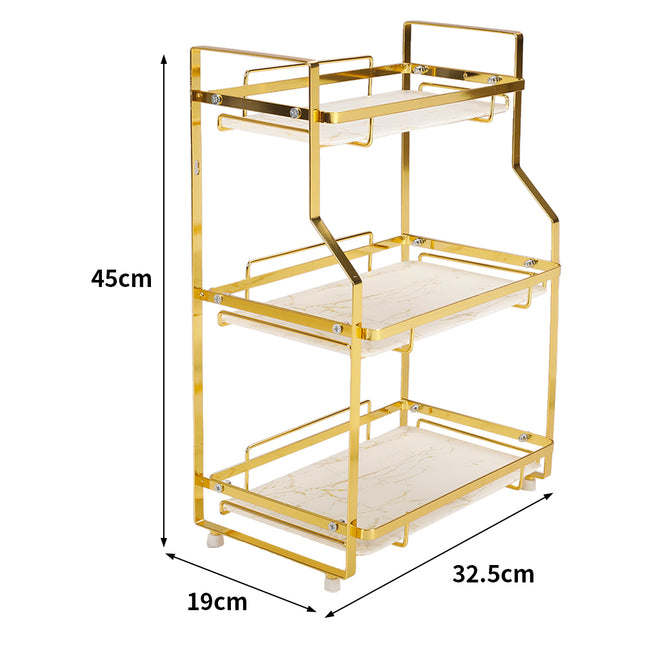 3-Tier Bathroom Storage Organiser Freestanding Rack