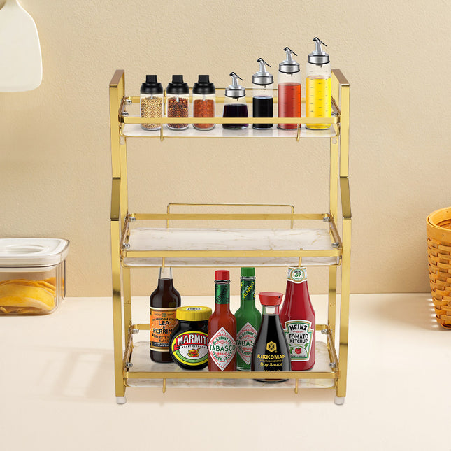 3-Tier Bathroom Storage Organiser Freestanding Rack