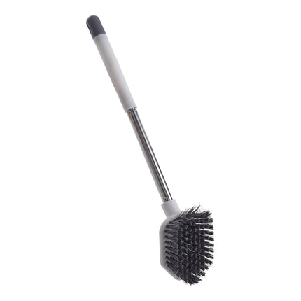 Toilet Bowl Silicone and Nylon Brushes Combo Set