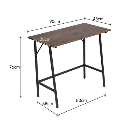 Brown Console Table for the Entryway in the Farmhouse Style
