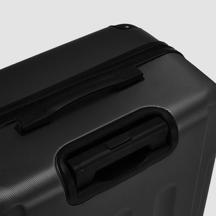 Black 28 inch Lightweight Hardside Travel Suitcase with Wheels