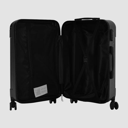 Black 28 inch Lightweight Hardside Travel Suitcase with Wheels