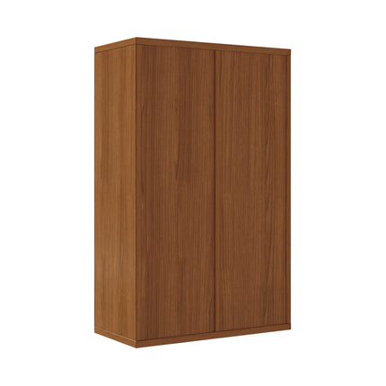 Bookcase Storage Cabinet Made of Wood with Doors and an Open Shelves 50x80cm