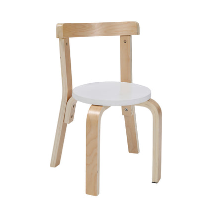 Children Poplar Wood Play Table and Chair Set