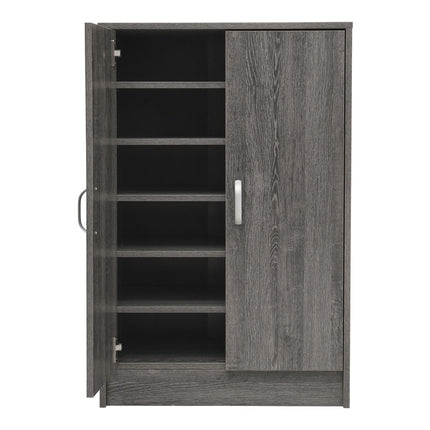 6 Tier Wood Grain Shoe Cabinet
