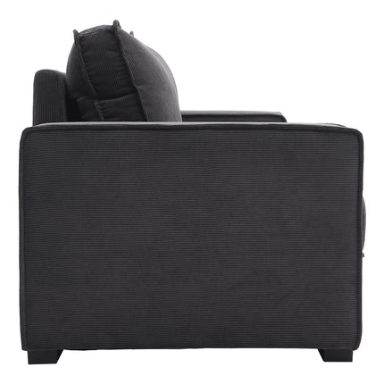 2.3m W Dark Grey Modern Comfortable Living Room 3 Seater Sofa