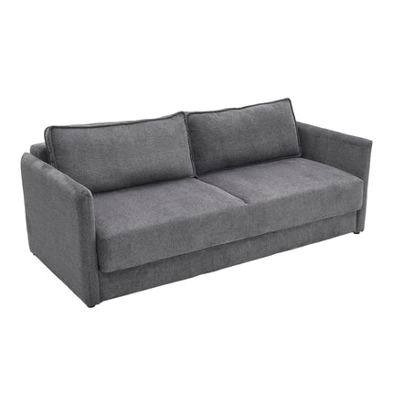 206cm W Dark Grey 3Seater Sleeper Sofa Bed