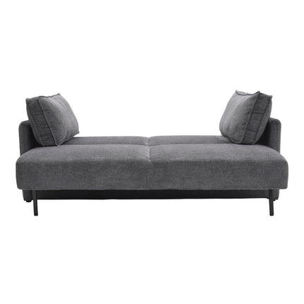206cm W Dark Grey 3Seater Sleeper Sofa Bed