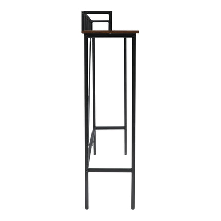 Brown Slim Rustic Console Table