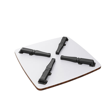 Brown/Black Square 70cm Wooden Folding Coffee Table
