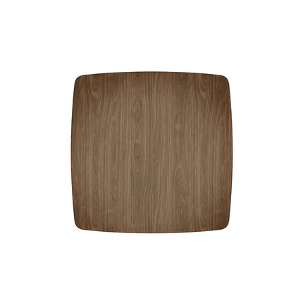 Brown/Black Square 70cm Wooden Folding Coffee Table