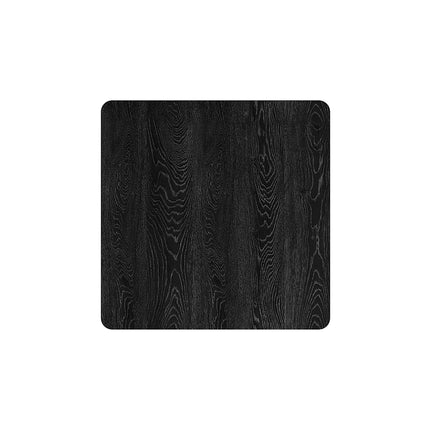 Black Square Cafe Table with Metal Base  60x60cm