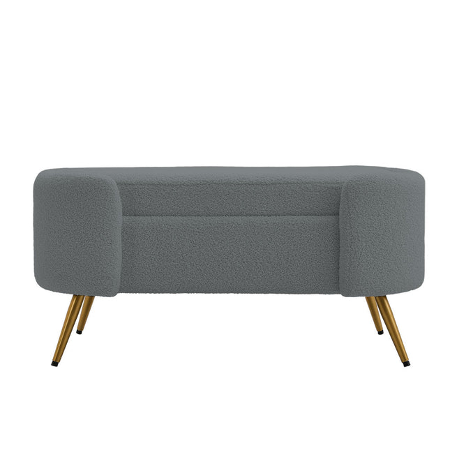 Luxurious Upholstered Accent Bench 100x48cm