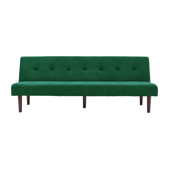 Contemporary Convertible Sofa Bed Green