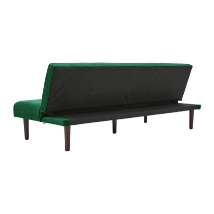 Contemporary Convertible Sofa Bed Green