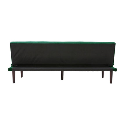 Contemporary Convertible Sofa Bed Green