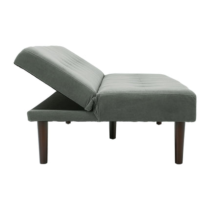 Contemporary Convertible Sofa Bed Grey