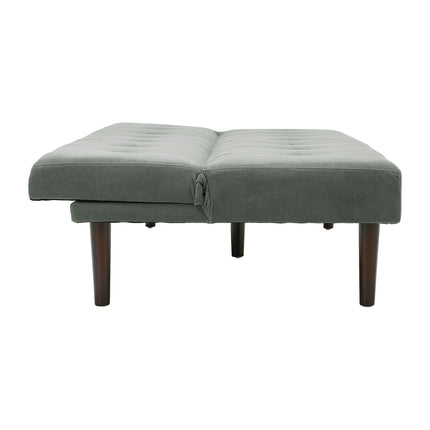 Contemporary Convertible Sofa Bed Grey