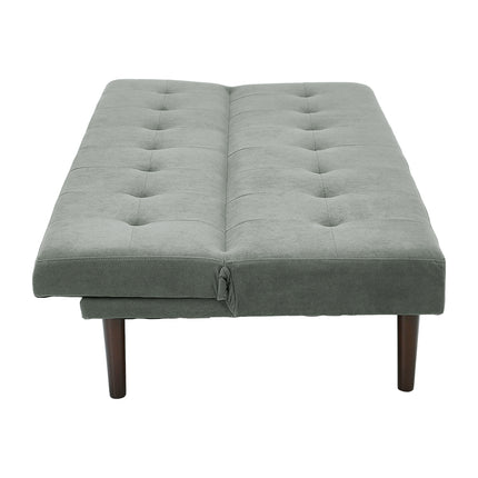 Contemporary Convertible Sofa Bed Grey