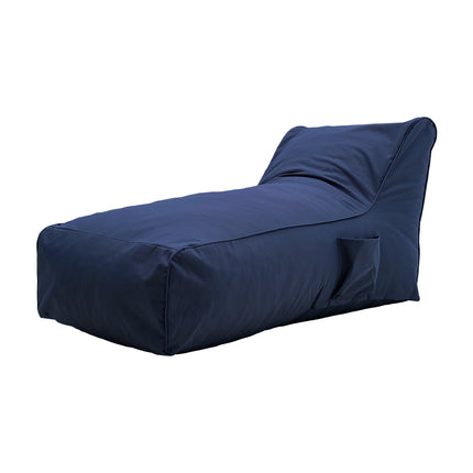 Blue Bean Bag Bed Comfy Floor Lounger with pocket