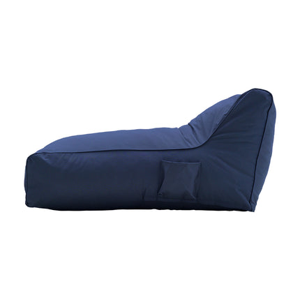 Blue Bean Bag Bed Comfy Floor Lounger with pocket