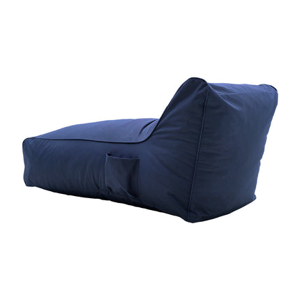 Blue Bean Bag Bed Comfy Floor Lounger with pocket