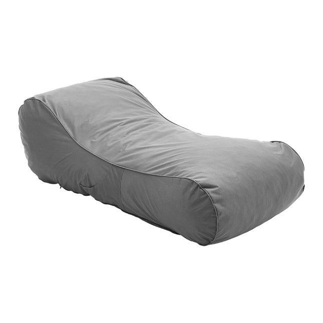 Grey Comfy Bean Bag Bed Floor Lounger
