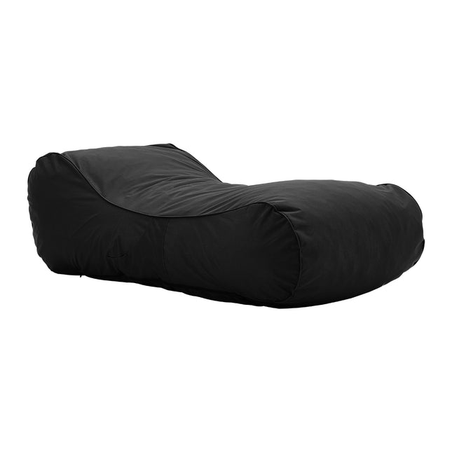 Comfortable Bean Bag Bed Floor Lounger in Black