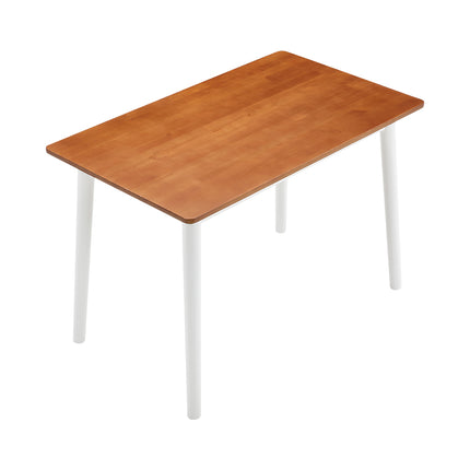 Reddish Brown 108cm W Rectangular Wooden Dining Table 108cm