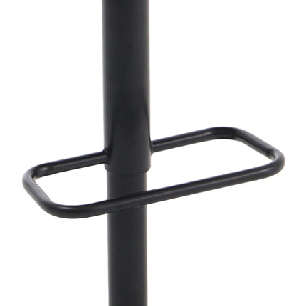 Set of 2 Swivel Bar Stools with Mid Backrest and Adjustable Height 88–108cm