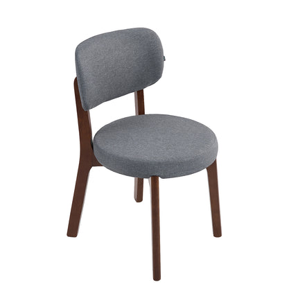 2Pcs Upholstered Dining Chair with Wooden Frame
