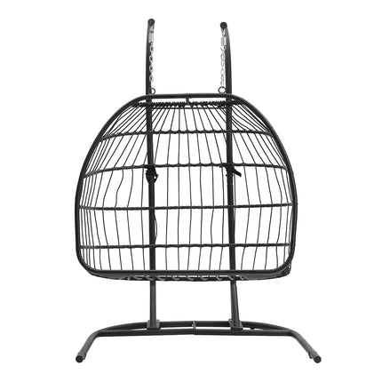Outdoor Hanging 2-Seater Egg Chair
