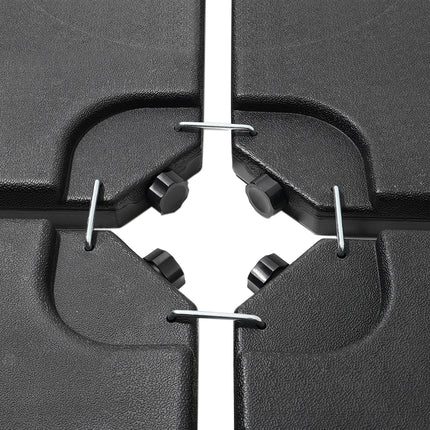 HDPE Square Water and Sand Filled Freestanding Parasol Base