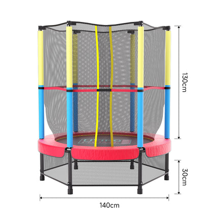 Outdoor Trampoline with High Enclosure Net