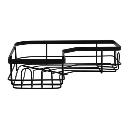 3-Piece Corner Shower Caddy Set with Wall Stickers