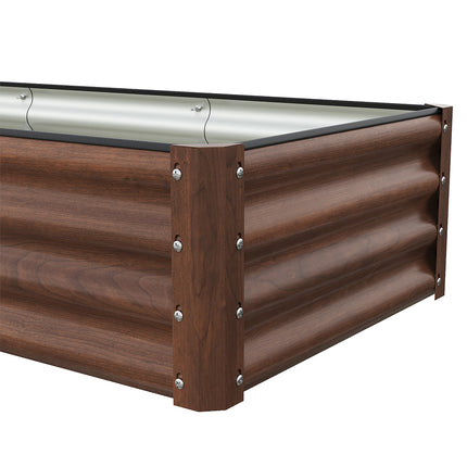 180cm x 60cm Rectangular Galvanized Steel Raised Garden Bed