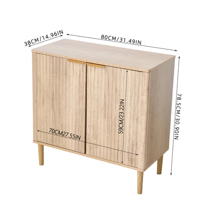 Modern Sideboard with Double Doors & Adjustable Interior