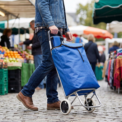 Portable 2-Wheel Shopping Trolley