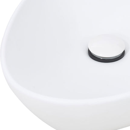 Ceramic Countertop Washbasin with Waste Kit
