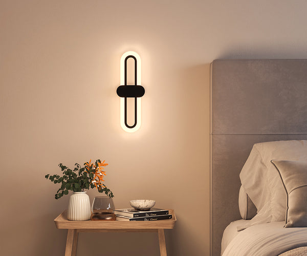 L40cm Oval LED Wall Sconce Warm Light