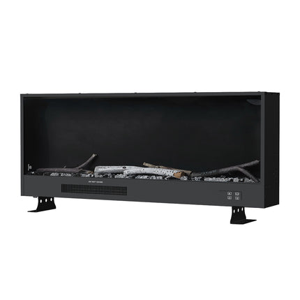 Recessed Electric Fireplace with Remote Control