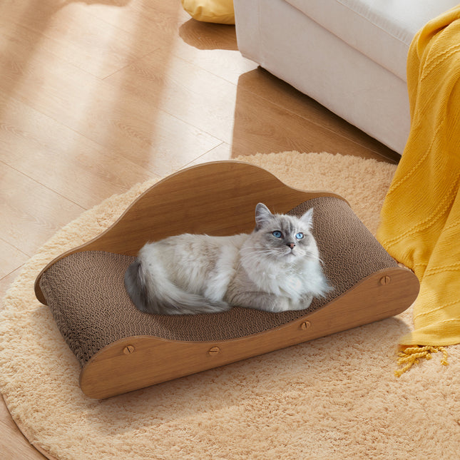 Pets Mood Extra Large Cat Scratcher and Lounging Bed