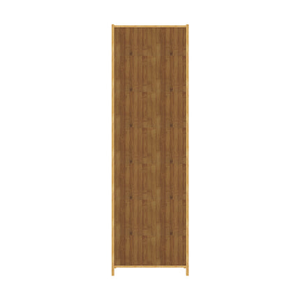 4-Tier Narrow Bookcase Storage Cabinet with Acrylic Door