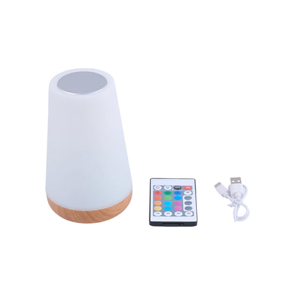 13-Colour RGB LED Night Light Bedside Lamp with Remote Control & Touch Switch