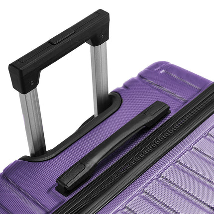 28" Lightweight Hardside Travel Suitcase with Spinner Wheels Purple