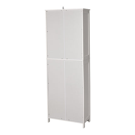 Modern Tall Glass Door Cabinet for Bathroom