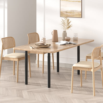 Set of 4 Round Metal Table Legs